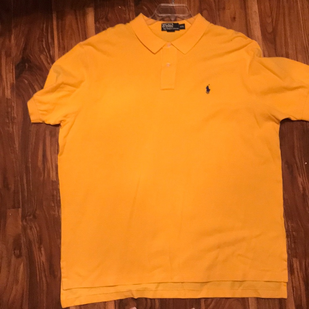 XXL golden yellow polo